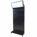 Customizable Black Gondola Shelving Heavy Duty Single-Sided Supermarket Display Rack Available in Custom Sizes From Factory