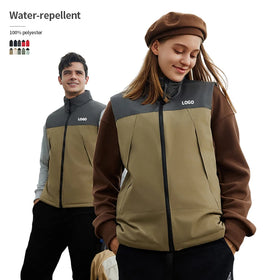 Wholesale Fashion Graphene Thermal Waterproof Men Puffer Vest Custom logo