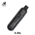 TUDIVING Low Price Customized OEM High Performance High Pressure 0.36L 4500psi 300bar 30mpa Paintball Carbon Fiber Gas Cylinder