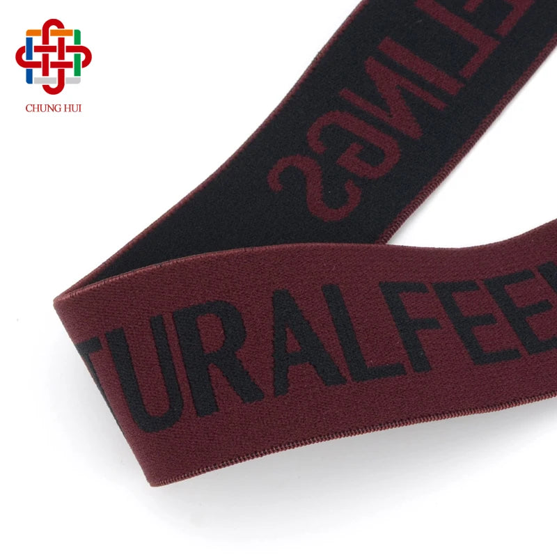 Factory Personalized Logo Customized Size Nylon Spandex Sewing Band Custom Elastic Waistband for Underwear Boxer