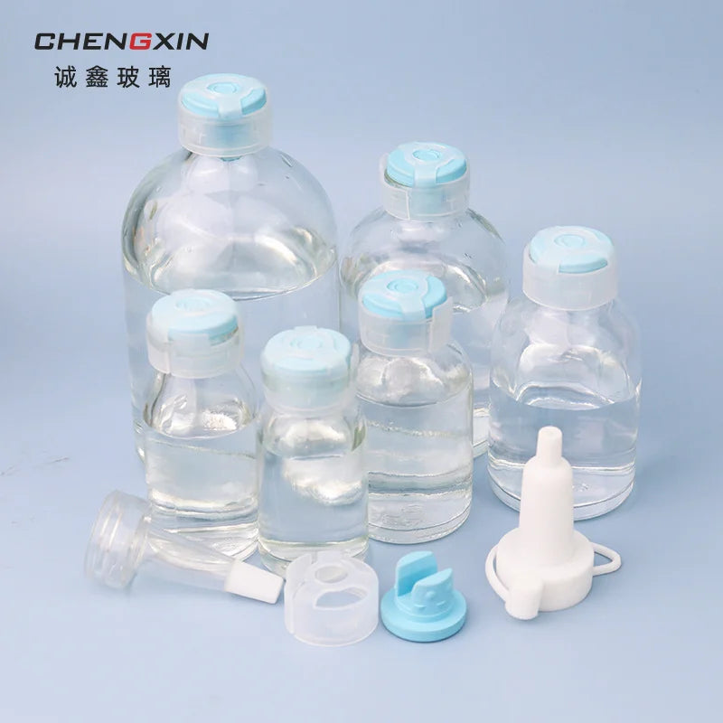 Transparent Bayonet Glass Sub-Bottle 10ml Freeze-Dried Powder Vials for Face Cream Eye Cream Toothpaste