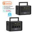 Flashfish 110V 1200W Watt Solar Generator Explorer Lithium Ion LiFePO4 Battery Portable Power Station for Outdoor Camping