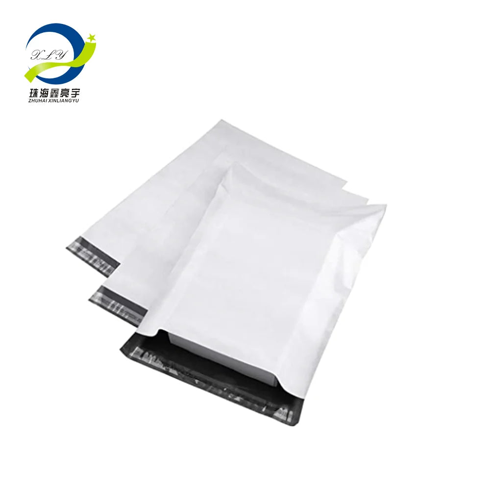 13*18inch(32*45CM)  2.76mil Eco Friendly White Color Poly Shipping Bag Water Proof Self Adhesive Mailer Mailing Bags
