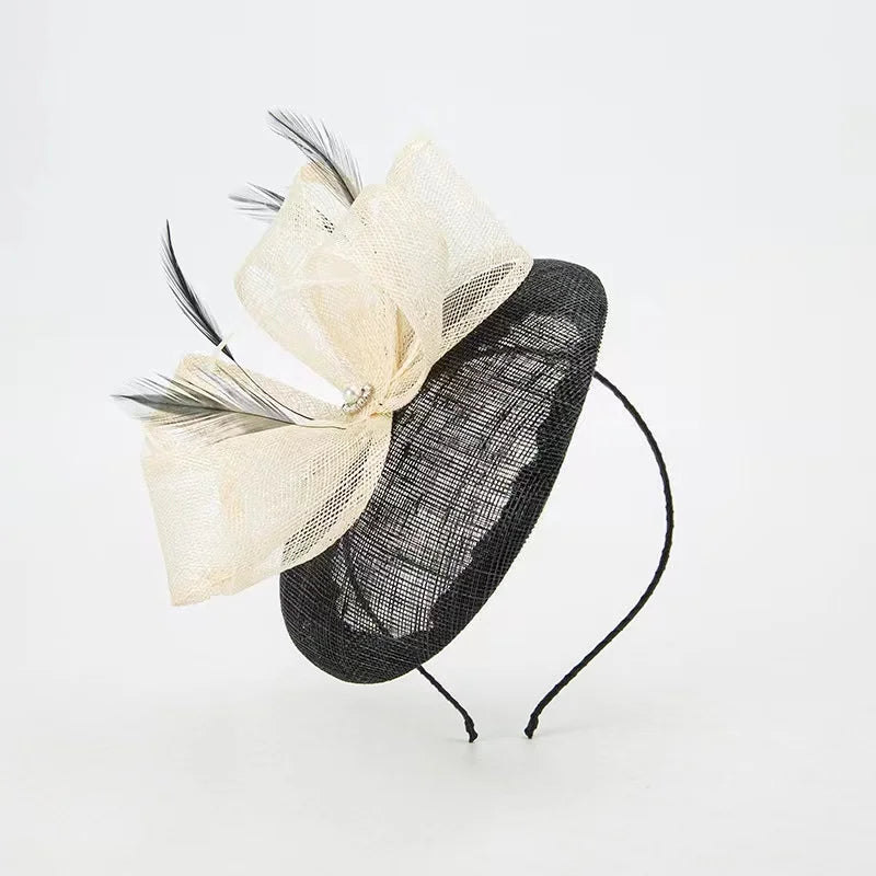 Elegant Ladies Mini Top Base Millinery Church Fascinator Sinamay Top Summer Kentucky Derby Fascinators