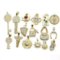 Fashion Women Necklace Heat Shape Pendant & 18 Gold Plated Chain Stainless Steel Link Hip Hop Necklace