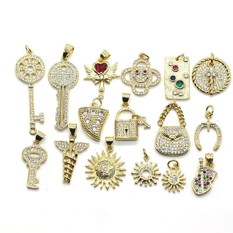 Fashion Women Necklace Heat Shape Pendant & 18 Gold Plated Chain Stainless Steel Link Hip Hop Necklace