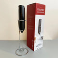 Custom Electric Milk Frother New Design Battery Powered Full Automatic Handheld Bracket with Tea/Mixer Tool for Coffee Tea