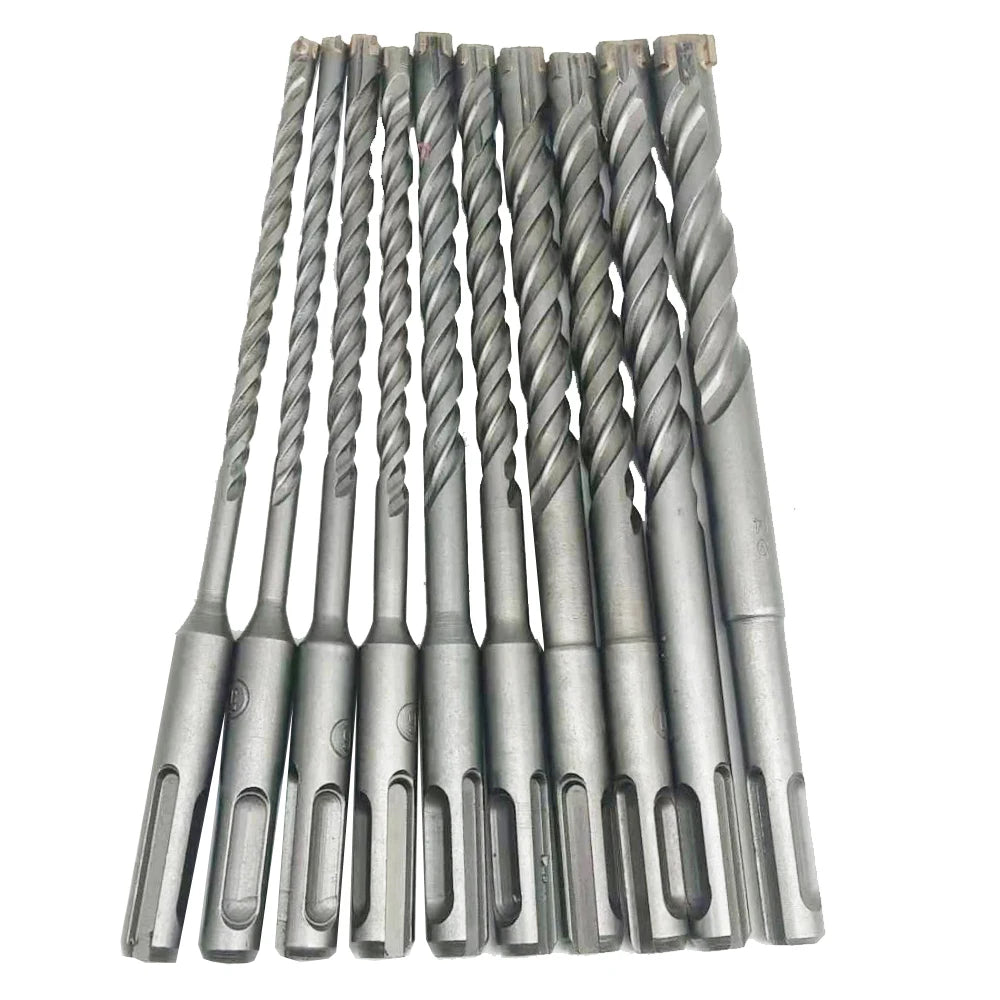 5-16mmSDS Cross Concrete Drill Bit 160mm Length Double SDS Plus Slot Masonry Hammer Drill Bit + Type