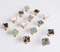 Hot Sale Flower Style Drawer Kitchen Cabinet Handle Brass Door Knobs