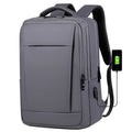 Fashion Business Laptop Backpack Waterproof Anti-Theft Large Capacity USB Charger Multi-Function Unisex