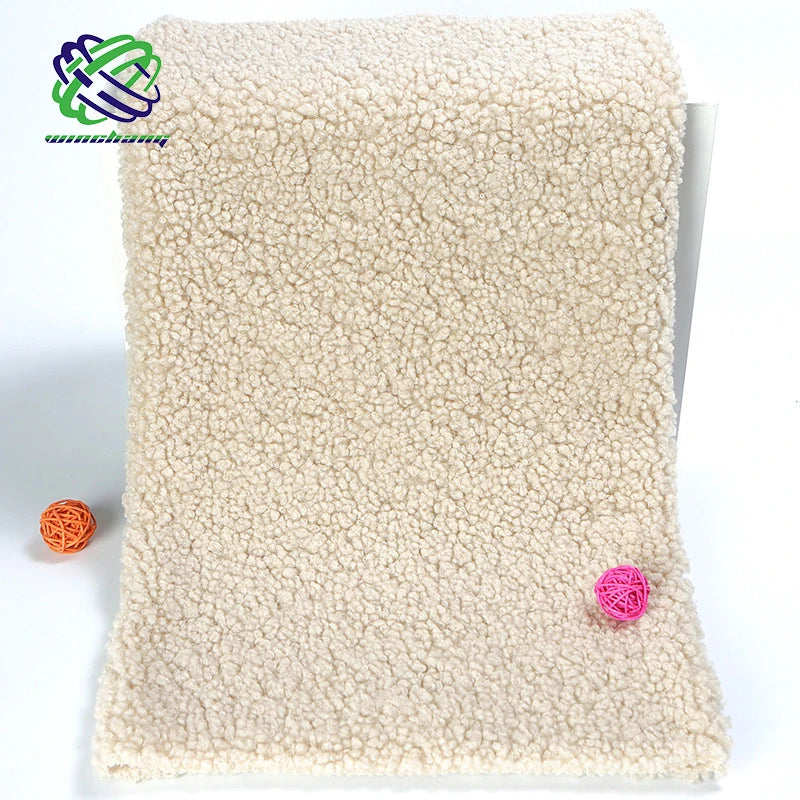Teddy Fabric Supplier Support Customized 100% Polyester Teddy/ Fleece Lamb Fake Fur Sherpa Fabric MegaBDM