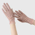 Fashion Touchscreen Female Lace Thin Summer Driving Gloves