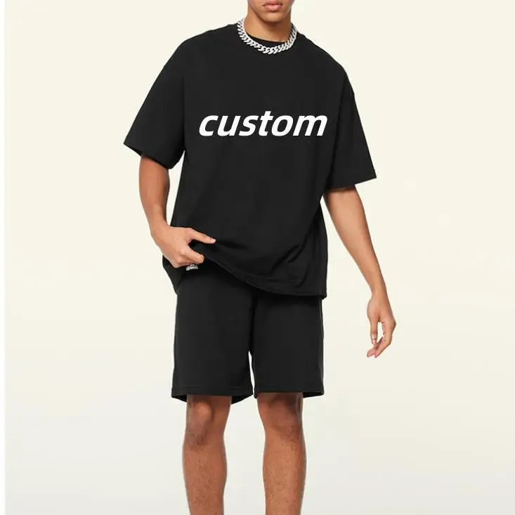Sweatsuit Summer 2 Piece Set Tee Shirts Shorts Women Soft Gym Jogger Streetwear Tracksuit Multi Color Youth Sweat Suit Sets Men
