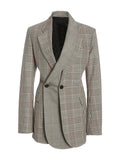 British Style Retro Plaid Blazer in Spring and Summer 2026
