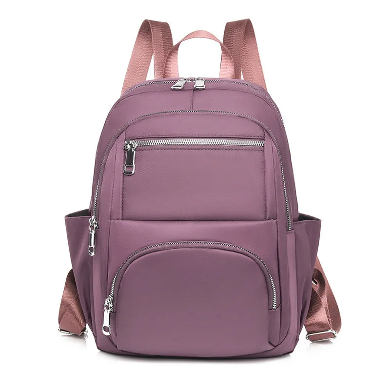 New Fashion Student Schoolbag Light and Large Capacity Schoolbag Women's Korean Leisure Backpack