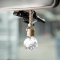 Ready to Ship Car Diffuser Bottle Hanging Empty Round 10ml Perfume Car Smell Wood air Freshener Perfume Home Airfreshner for Car