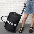 Factory Direct Supply Qetesh Convenient Foldable Rolling Luggage Travel Duffle Bag Weekend Bag