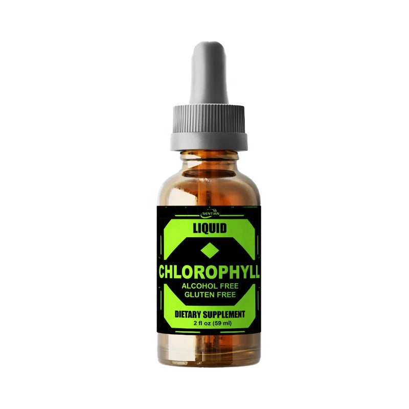 OEM ODM Supplements Chlorophyll Liquid Drops Drinking Food Chlorophyll Liquid Drink Immune