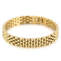 KALEN Jewelry Luxury Wholesale Gold Plating Bracelets & Bangles Stainless Steel Charms Watch Chain Bracelet for Mens