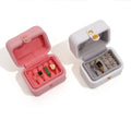 2023 Jewelry PU Leather Jewelry Box Valentine's Day Box Jewelry Velvet Wedding Ring Box for Engagement
