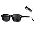 Trendy TR90+CP Shades 2025 Trending Custom Logo Sunglasses Square Luxury High Quality Thick Retro Sunglasses Las Gafas De Sol
