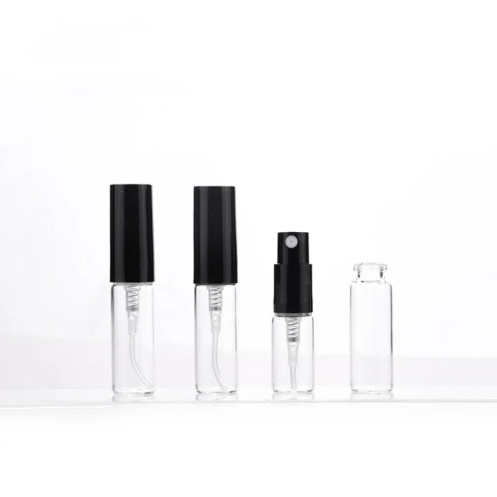 Hot Sale Small Perfume Bottle 2ml 3ml Skincare Cosmetic Packaging Empty Glass Spray Bottle