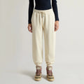 Women's Soft Loose Fit Cotton Pants Elastic Waistband Drawstring Rib Cuffs Joggers
