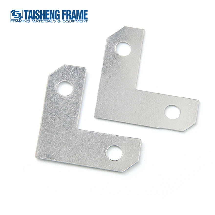 TS-K141 90 Degree L-Shaped Photo Frame Support Bracket 10*26*26mm Hook for Wall Mounting