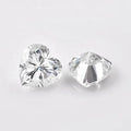High Quality Lab Created Moissanite Diamond Heart Cut Synthetic White Moissanite D EF Color Certified Loose Gemstone for Jewelry