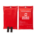 Premium Fiberglass Fire Blanket 1m X1m Heavy Duty for Industrial Use | UL/CE/EN1869 Certified | Warehouse/Factory/Lab Safety