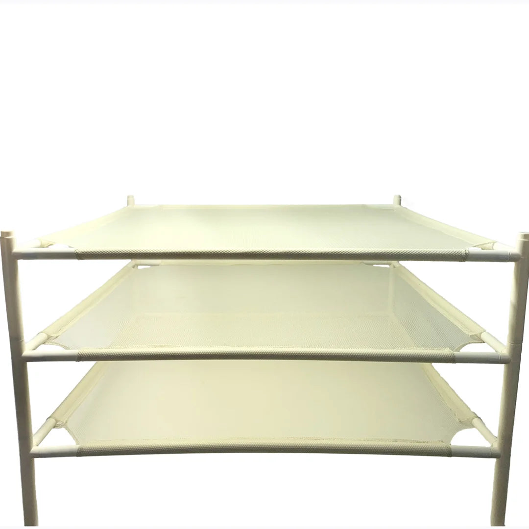 Hydroponics Herb Dry Rack Foldable PVC Tube Dry Net Square Greenhouse Stand for Indoor/Outdoor Garden Easily Assembled Stackable