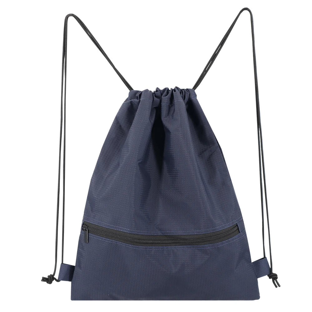 Customizable Sport Drawstring Backpack with Personalized Logo Waterproof Feature OEM Factory Direct