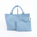 Hot Selling Neoprene Woven Bag Designer Luxury Waterproof Handbag Beach Plaited Handmade Tote Weave Bag