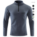 Men's Long Sleeve Sports Top Quick Dry Stand Collar Autumn Fitness Running Casual Zipper Training Adult Breathable Active Tops
