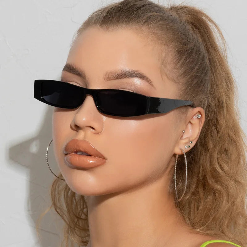 Retro Rectangle Sunglasses Women Brand Designer Fashion Small Frame Sun Glasses for Female Trend Glasses Ladies UV400 (KSG152)