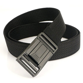 2025 New Tactical Nylon Belt Outdoor Training Sports Durable Casual Fabric Weaving Auto Lock Alloy Buckle 3.8cm Width for Men