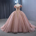 Sparkling Diamonds Quinceanera Dresses Ball Gown Flower Embroidery Lace Beading Evening Party Dress 2024 Bar Mitzv Rsm231145
