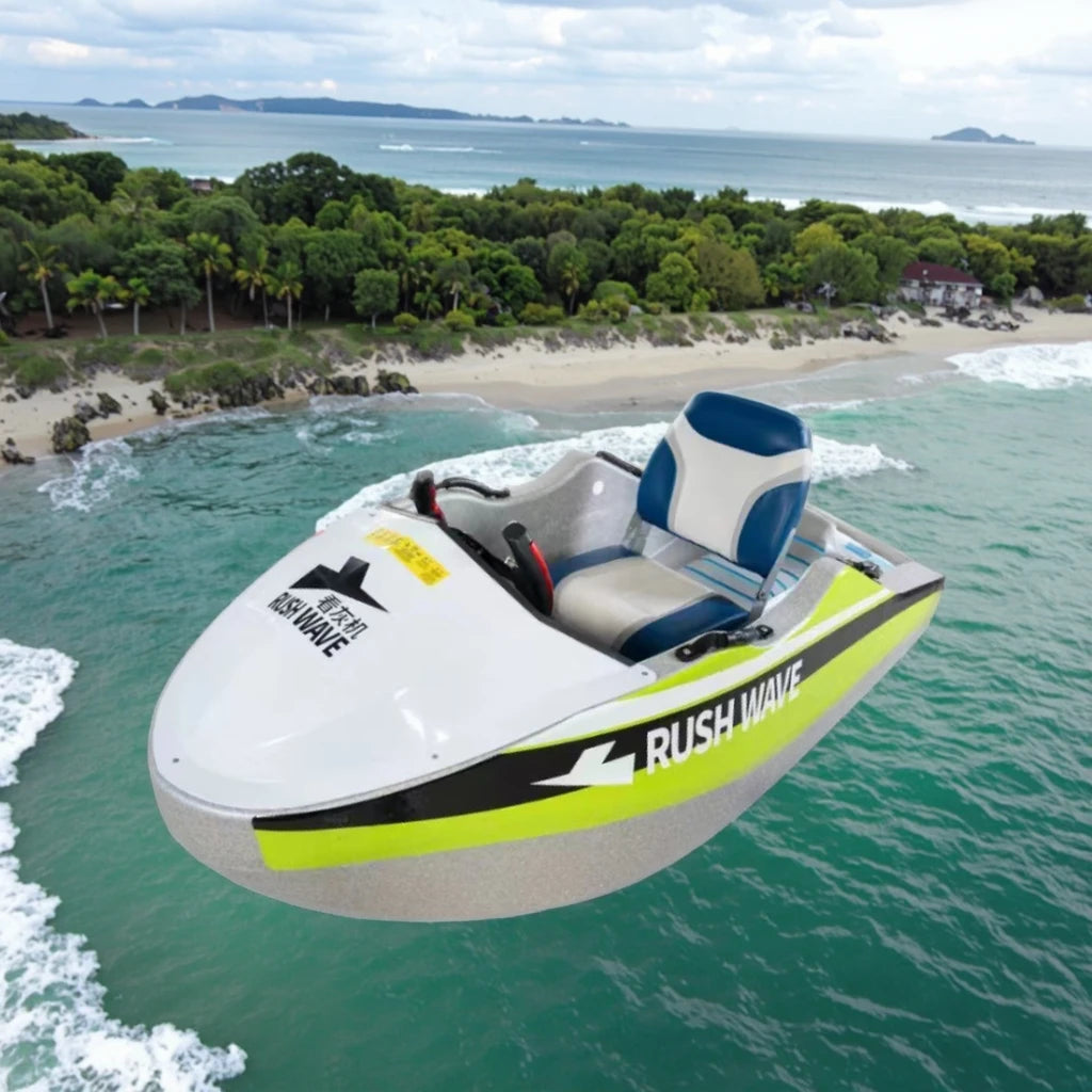 2025 Unisex 18KW Electric Karting Boat & 72V Surfboard Eco-Friendly 50km/h New Model Sea Kart for Ocean Waters Wholesale