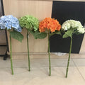Wholesale T-0380  Artificial Real Touch Latex Hydrangea Flowers Wedding Home Decoration