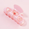 Midairy Factory Direct Sale Sweet Style Hair Claw Hollowed Heart Shaped Hair Clip for Girls CSFZ0497