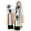 Custom Premium Stainless Steel Kitchen Cooking Essential Vinegar Container Glass Spray Olive Oil Dispenser Bottle with Spout