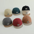 Wholesale New Spring Style Soft Brim Bear Patchwork Style Outdoor Cotton Kids' Hat Baby Baseball Caps