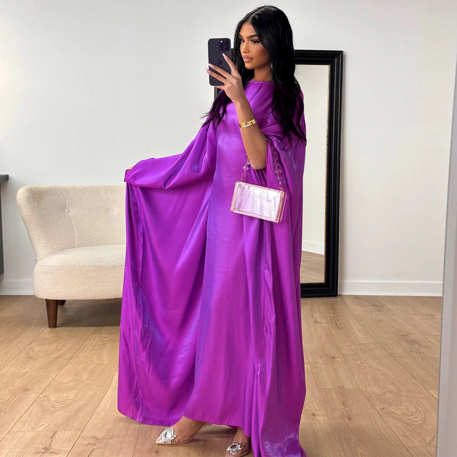 Ramadan  Women Muslim butterfly Kaftan Abaya