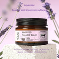 OEM ODM Natural Organic Grass Fed Beef Tallow Skincare Moisturizing Whipped Face Balm Halal Honey Tallow Balm