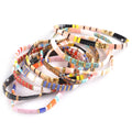 2021 New Handmade Jewelry Wholesale Boho Bracelet for Women Glass Tila Beads Bracelets Pulseras