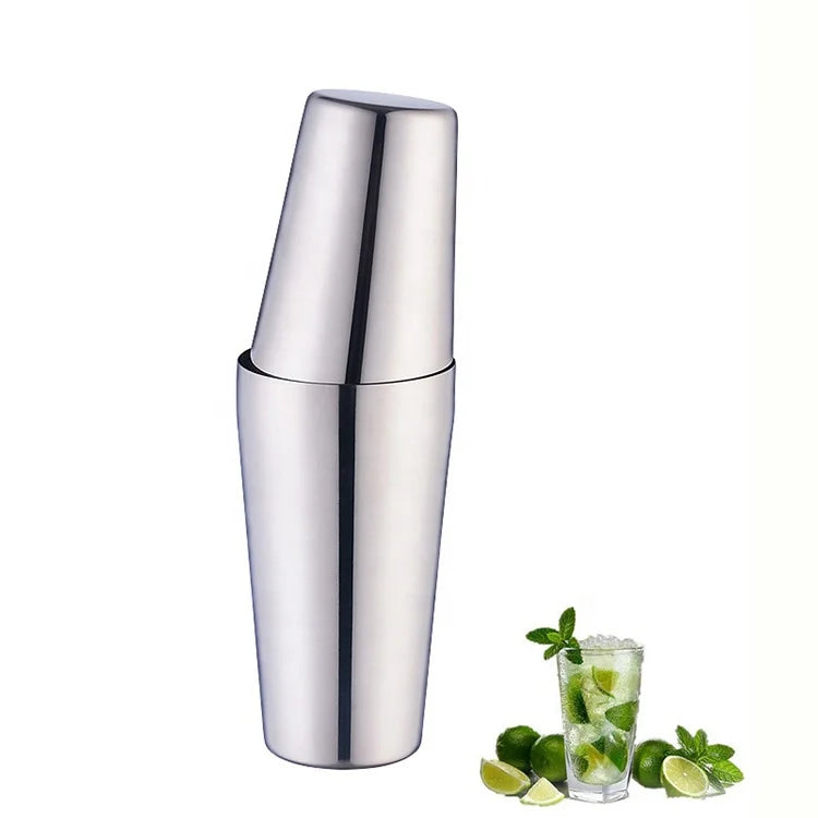 New Product Ideas 2021 Bar Bartending Tools 750ml 600ml Grams Cup Professional Shaker Stainless Steel Boston Cocktail Shaker