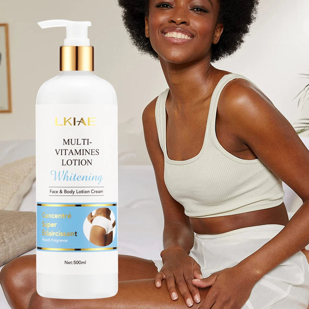 OEM Private Label Organic Plant Moisturizer Brightening  Multi-Vitamines Skin Whitening Face Cream Body Lotion