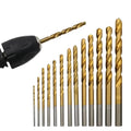 CHENGZHEN HSS Twist Drill Bit Set 1-13mm - High Precision â‰¤0.005mm RoHS Certified Metal Punching Tool