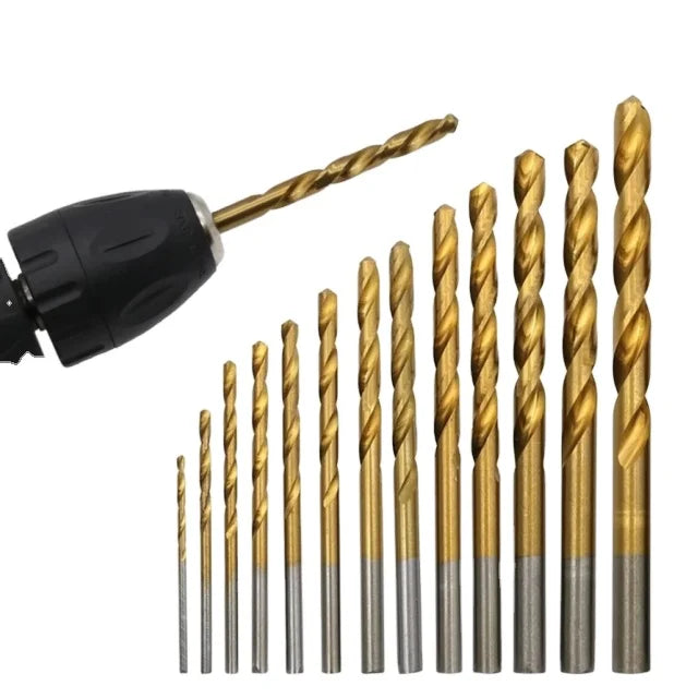 CHENGZHEN HSS Twist Drill Bit Set 1-13mm - High Precision â‰¤0.005mm RoHS Certified Metal Punching Tool