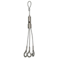 Fast Delivery 1.5mm Suspension Kit with LED Panel Hanging Steel Wire Rope for Lamp Light Lifters